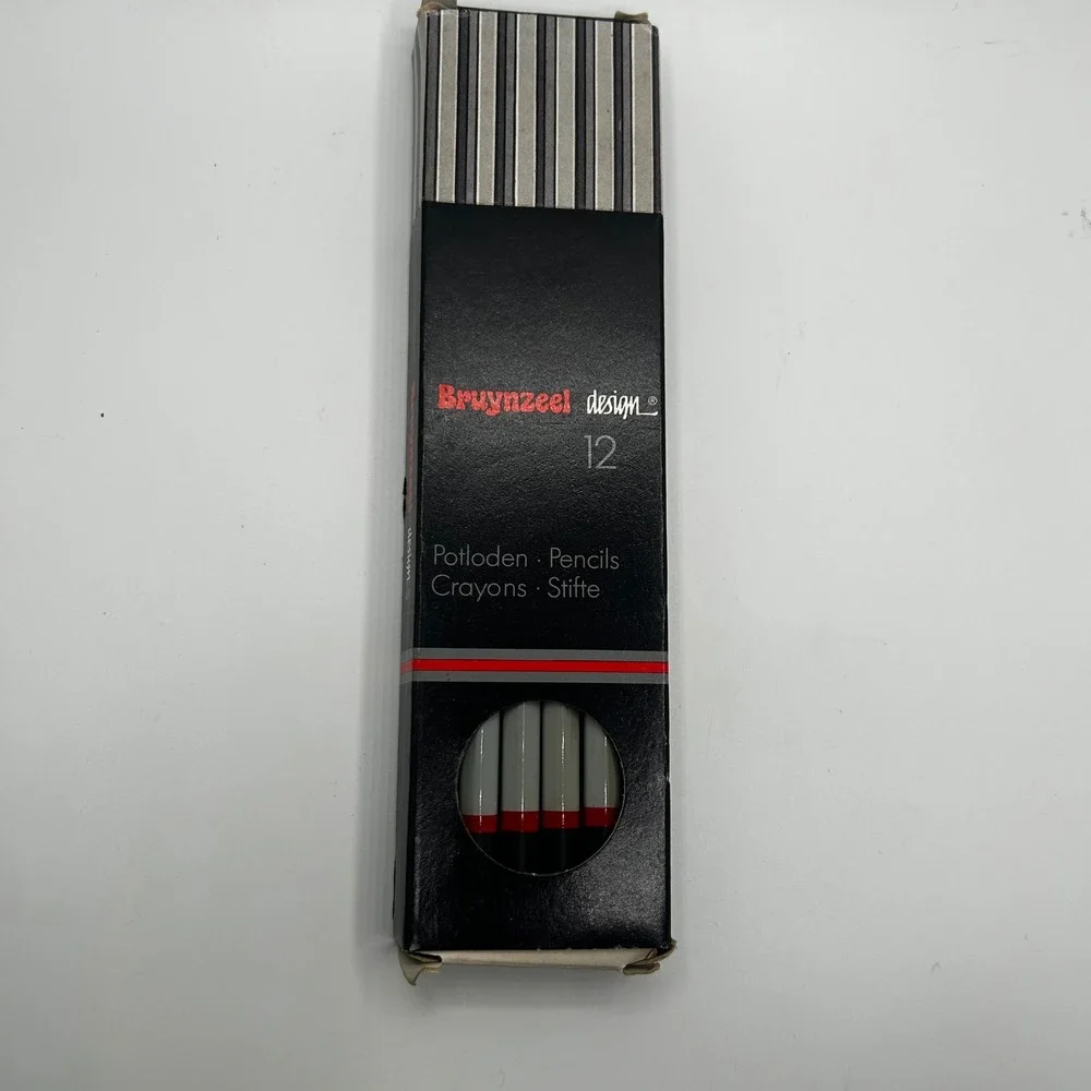 Bruynzeel Design 8615 Pencils 12 Pack B Grade Grey Holland Art Sketching new